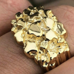Nugget Ring designs by Bill Borden Shook Jr