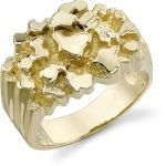 Nugget style ring