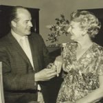 Bill Shook Sr with European customer